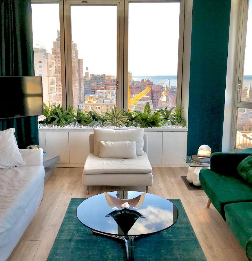 Central Penthouse With Spectacular Sea And City Views 热那亚 外观 照片